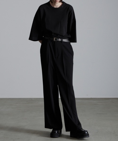 Loose/ルース（ルース）の「メタルチェーン レザーベルト（ベルト・メンズ・ブラック・FREE）」の3枚目の写真