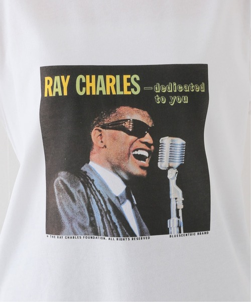 JOINT WORKS（ジョイントワークス）の「【BLUESCENTRIC/ブルースセントリック】RAY CHARLES DEDICATED TO YO（Tシャツ/カットソー・レディース・ホワイト・MEDIUM）」の13枚目の写真