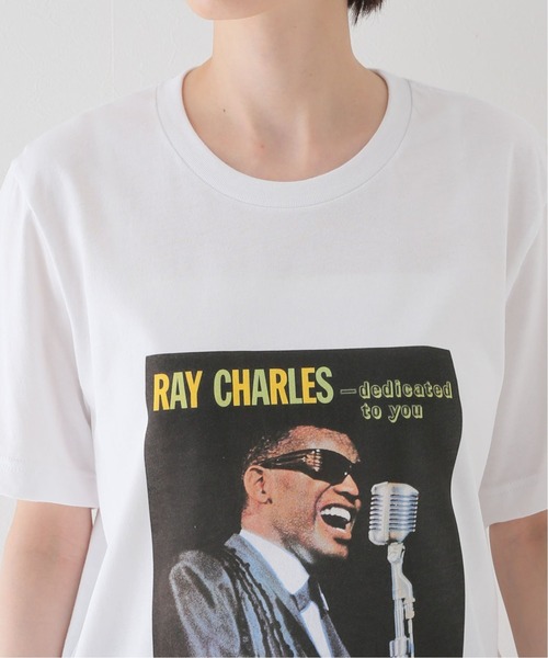 JOINT WORKS（ジョイントワークス）の「【BLUESCENTRIC/ブルースセントリック】RAY CHARLES DEDICATED TO YO（Tシャツ/カットソー・レディース・ホワイト・MEDIUM）」の14枚目の写真