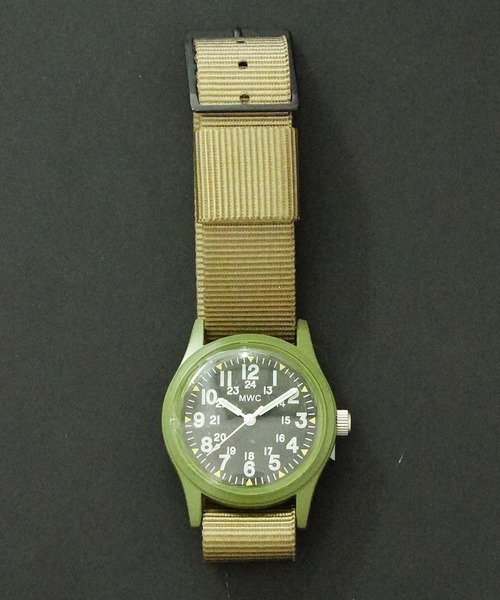 MWC（ミリタリーウォッチカンパニー）の「MILLTARY WATCH COMPANY MWC WATCH ミリタリーウォッチ 腕時計 NAM（アナログ腕時計・メンズ・ブラック/オリーブ/カーキ・FREE）」の3枚目の写真