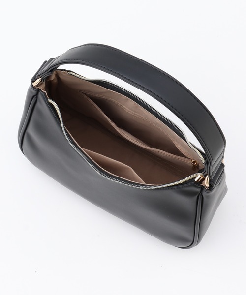 Honeys（ハニーズ）の「ハーフムーンハンドＢａｇ（ハンドバッグ・レディース・グリーン/ブラック/アイボリー/ブラウン・FREE）」の17枚目の写真