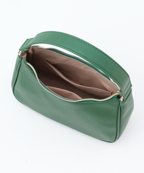 Honeys（ハニーズ）の「ハーフムーンハンドＢａｇ（ハンドバッグ・レディース・グリーン/ブラック/アイボリー/ブラウン・FREE）」の22枚目の写真