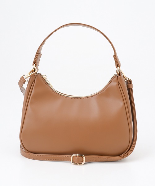 Honeys（ハニーズ）の「ハーフムーンハンドＢａｇ（ハンドバッグ・レディース・グリーン/ブラック/アイボリー/ブラウン・FREE）」の14枚目の写真