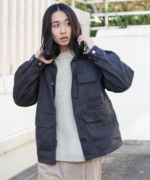 WEGO（ウィゴー）の「WEGO/【WEB先行販売】BIGカバーオール（カバーオール・メンズ・ブラック/ブラウン・FREE）」の2枚目の写真