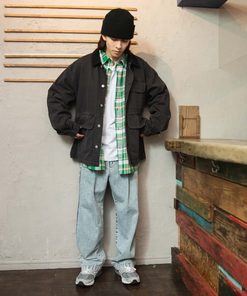 WEGO（ウィゴー）の「WEGO/【WEB先行販売】BIGカバーオール（カバーオール・メンズ・ブラック/ブラウン・FREE）」の12枚目の写真