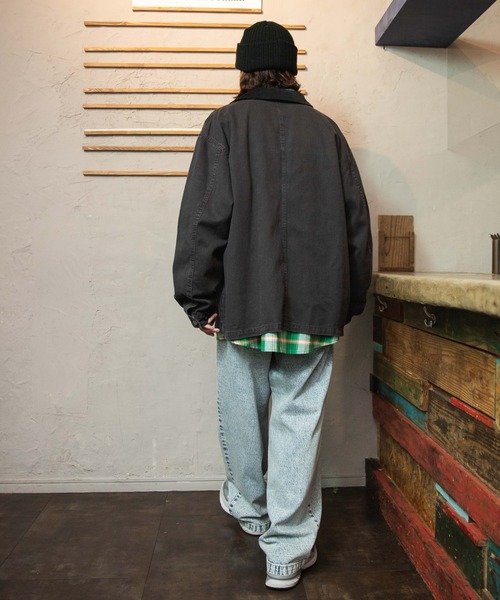 WEGO（ウィゴー）の「WEGO/【WEB先行販売】BIGカバーオール（カバーオール・メンズ・ブラック/ブラウン・FREE）」の6枚目の写真