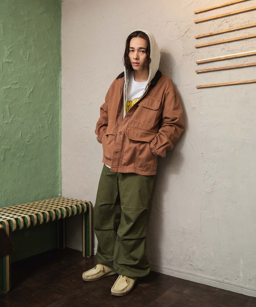 WEGO（ウィゴー）の「WEGO/【WEB先行販売】BIGカバーオール（カバーオール・メンズ・ブラック/ブラウン・FREE）」の8枚目の写真