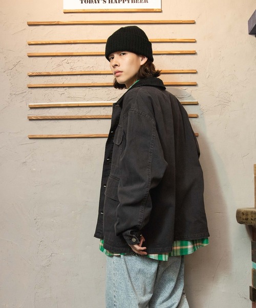 WEGO（ウィゴー）の「WEGO/【WEB先行販売】BIGカバーオール（カバーオール・メンズ・ブラック/ブラウン・FREE）」の4枚目の写真