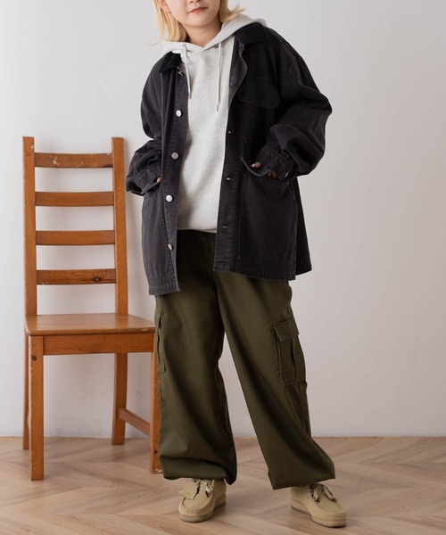 WEGO（ウィゴー）の「WEGO/【WEB先行販売】BIGカバーオール（カバーオール・メンズ・ブラック/ブラウン・FREE）」の21枚目の写真