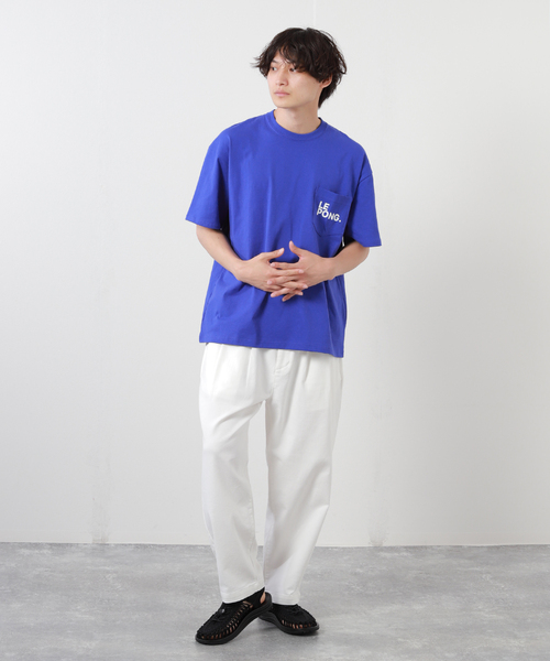 JOURNAL STANDARD（ジャーナルスタンダード）の「“国内exclusive”【PPSC/ピンポン サーフ クラブ for JS】LE PONG ポケット Tシャツ2（Tシャツ/カットソー・メンズ・グリーン/ブルー系その他・MEDIUM/LARGE）」の6枚目の写真