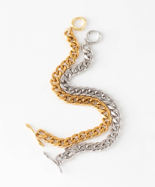 JUICY ROCK（ジューシーロック）の「マンテルキヘイチェーンブレスレット（ブレスレット・レディース・ゴールド/シルバー・ONE SIZE）」の5枚目の写真