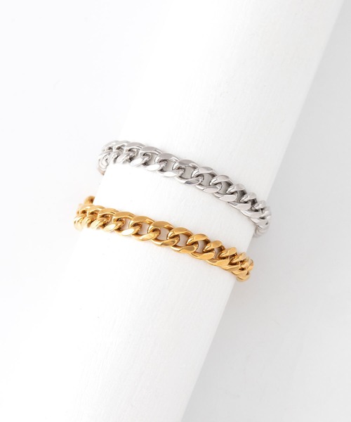 JUICY ROCK（ジューシーロック）の「マンテルキヘイチェーンブレスレット（ブレスレット・レディース・ゴールド/シルバー・ONE SIZE）」の3枚目の写真