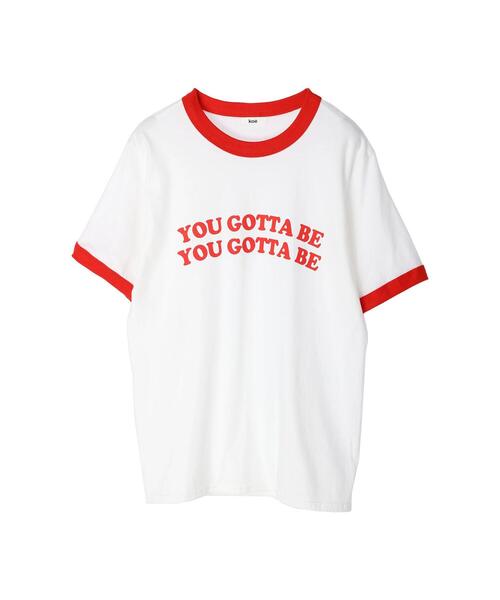 koe(コエ)の「リンガーTシャツ*(Tシャツ/カットソー・レディース・ブラック/ネイビー/レッド・FREE)」の12枚目の写真