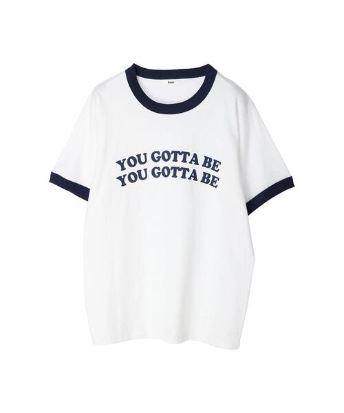 koe(コエ)の「リンガーTシャツ*(Tシャツ/カットソー・レディース・ブラック/ネイビー/レッド・FREE)」の11枚目の写真