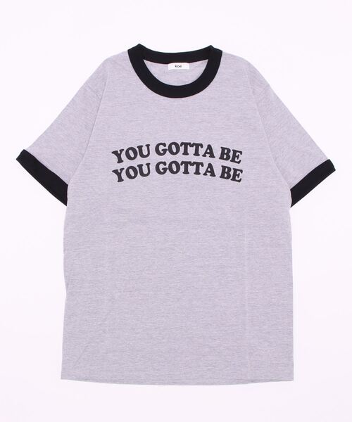 koe(コエ)の「リンガーTシャツ*(Tシャツ/カットソー・レディース・ブラック/ネイビー/レッド・FREE)」の5枚目の写真