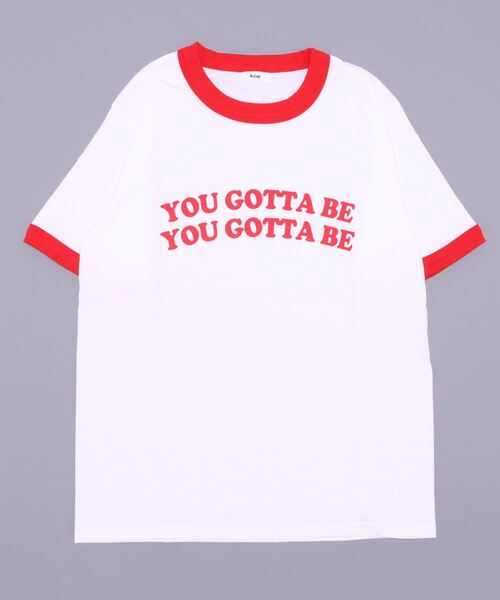 koe(コエ)の「リンガーTシャツ*(Tシャツ/カットソー・レディース・ブラック/ネイビー/レッド・FREE)」の6枚目の写真