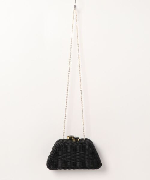 Larone（ラロネ）の「【Larone】ショルダーかごバッグ（ショルダーバッグ・レディース・ブラック・FREE）」の5枚目の写真