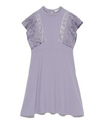 LILY BROWN | レーススリーブミニドレス(ワンピース)