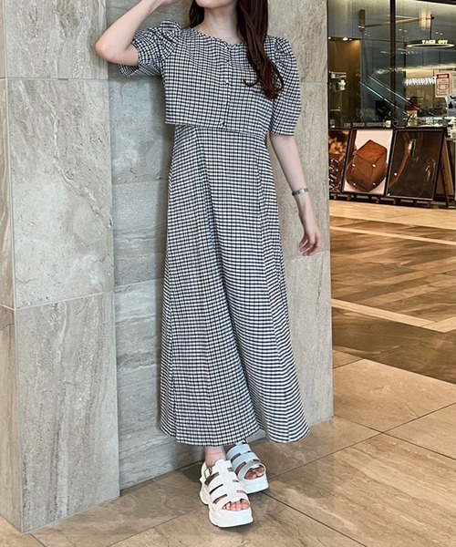 one after another NICE CLAUP（ワンアフターアナザーナイスクラップ）の「マルチウェイセットワンピース（ワンピース・レディース・ブラック/ブラウン系その他/ベージュ系その他/ブラック系その他・FREE）」の21枚目の写真