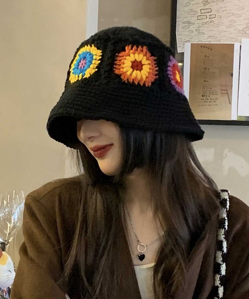 Y.A.R.N クロスモチーフ バケットハット 24ss Y.A.R.N クロスモチーフ バケットハット 美品 - メルカリ