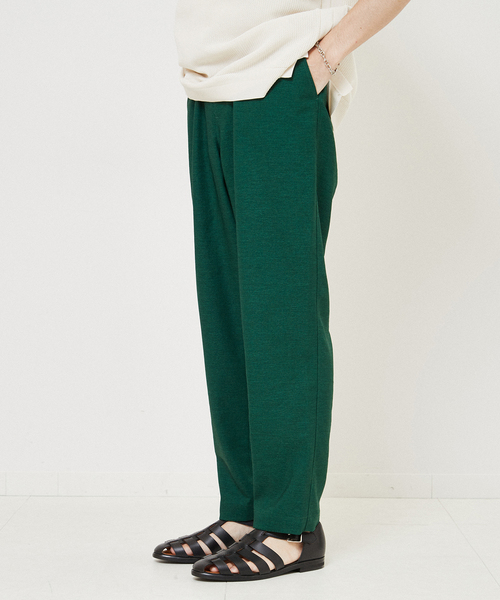 EDIFICE（エディフィス）の「“RIRANCHA(R) / リランチェ” リネンライク ストレッチ テーパード イージーパンツ（その他パンツ・メンズ・ブラック/グリーン/アイボリー/ベージュ系その他・SMALL/MEDIUM/LARGE）」の16枚目の写真