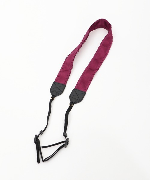 axes femme(アクシーズファム)の「フリルリボンマルチストラップ(カメラ/カメラグッズ・レディース・ブラック/ラベンダー/ワイン・FREE)」の3枚目の写真