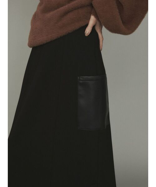 COTORICA（コトリカ）の「フェイクレザーポケットスカート（スカート・レディース・ブラック/ベージュ/ブラウン・SMALL/MEDIUM）」の16枚目の写真