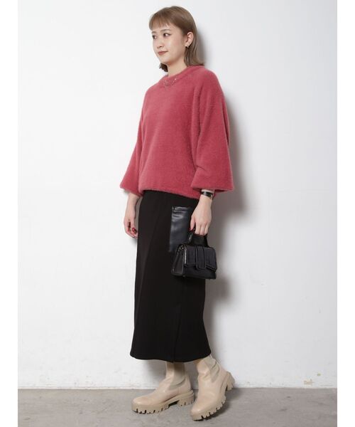 COTORICA（コトリカ）の「フェイクレザーポケットスカート（スカート・レディース・ブラック/ベージュ/ブラウン・SMALL/MEDIUM）」の22枚目の写真