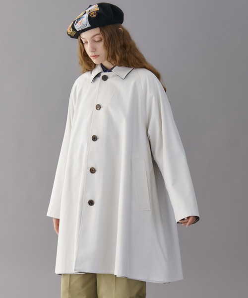 【TICCA】〈別注〉リバーシブル ステンカラーコート WOMEN TICCA｜ウール リバーシブル ステンカラーコート tbca-013-yo