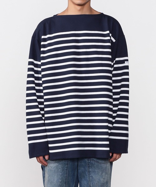 ORCIVAL(オーシバル)の「ORCIVAL | オーバーサイズ ラッセルフレンチ セーラーTシャツ MEN(Tシャツ/カットソー・メンズ・ブルー系その他6/ブルー系その他/ブルー系その他5・8/7)」の7枚目の写真