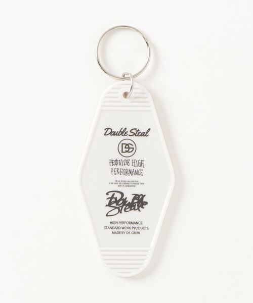 DOUBLE STEAL（ダブルスティール）の「HOTEL KEY HOLDER（キーホルダー・メンズ・ブラック/ホワイト/ブルー/クリア/ダークグリーン・FREE）」の2枚目の写真