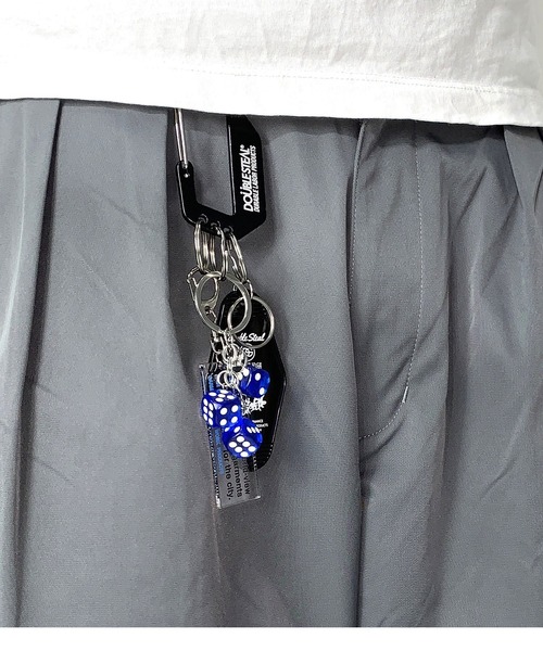 DOUBLE STEAL（ダブルスティール）の「HOTEL KEY HOLDER（キーホルダー・メンズ・ブラック/ホワイト/ブルー/クリア/ダークグリーン・FREE）」の9枚目の写真