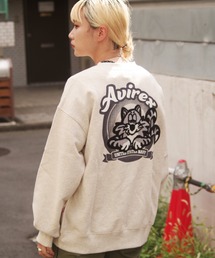 AVIREX | ≪WEB&DEPOT限定≫SAGARA PATCHED CREW SWEAT/ サガラパッチドクルースウェット(スウェット)