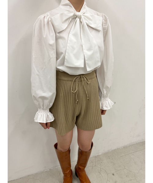 PHILLY(フィリー)の「【PHILLY】リボン付きブラウス(シャツ/ブラウス・レディース・ホワイト/ブラック/ブルー・FREE)」の17枚目の写真