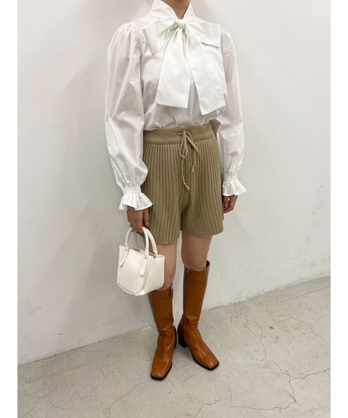 PHILLY(フィリー)の「【PHILLY】リボン付きブラウス(シャツ/ブラウス・レディース・ホワイト/ブラック/ブルー・FREE)」の18枚目の写真