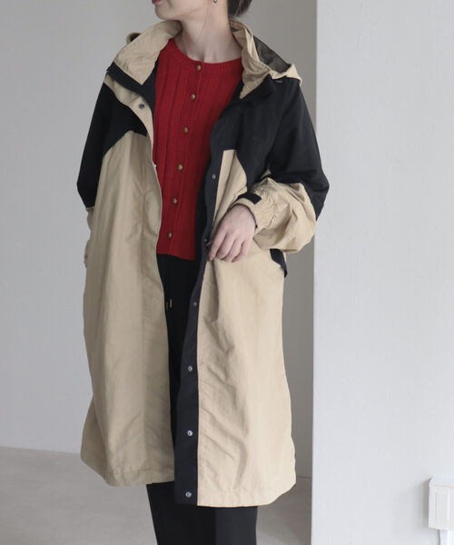 WILD THINGS(ワイルドシングス)の「【WILD THINGS/ワイルドシングス】CHAMONIX OVER COAT(ダウンジャケット/コート・レディース・ブルー/ベージュ・M)」の11枚目の写真
