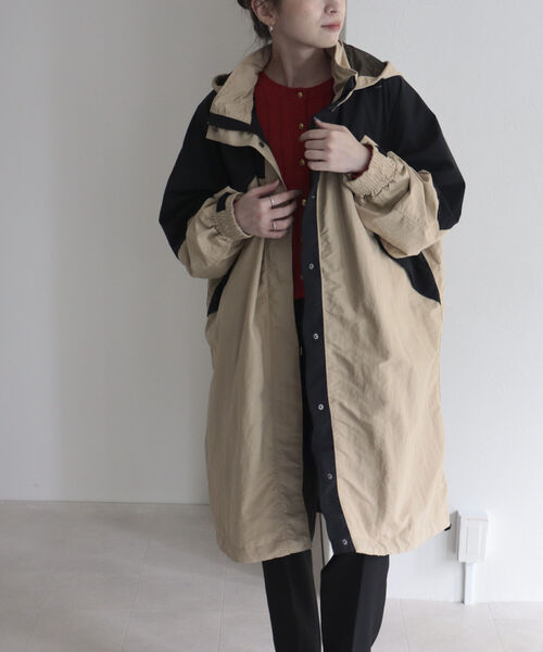WILD THINGS(ワイルドシングス)の「【WILD THINGS/ワイルドシングス】CHAMONIX OVER COAT(ダウンジャケット/コート・レディース・ブルー/ベージュ・M)」の12枚目の写真