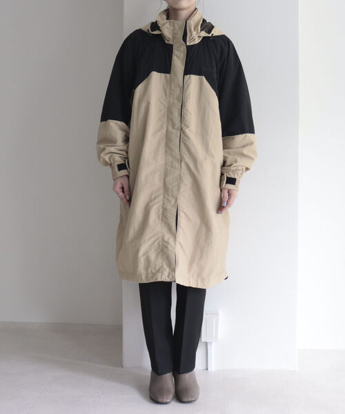WILD THINGS(ワイルドシングス)の「【WILD THINGS/ワイルドシングス】CHAMONIX OVER COAT(ダウンジャケット/コート・レディース・ブルー/ベージュ・M)」の14枚目の写真