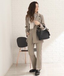SHOO・LA・RUE | スカーフ付き一枚革風トート(ショルダーバッグ)