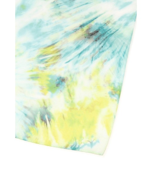 TORNADO MART（トルネードマート）の「TORNADO MART∴タイダイストール（ストール/ショール・メンズ・オレンジ系/ライトグリーン・F）」の3枚目の写真