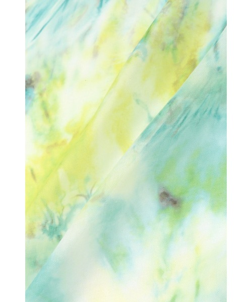 TORNADO MART（トルネードマート）の「TORNADO MART∴タイダイストール（ストール/ショール・メンズ・オレンジ系/ライトグリーン・F）」の4枚目の写真