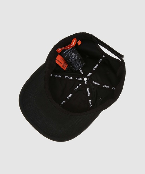 HERON PRESTON(ヘロンプレストン)の「CTNMB HAT(キャップ・メンズ・ブラック×ホワイト・FREE)」の6枚目の写真