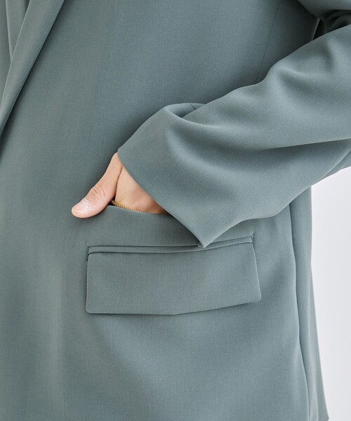 CULLNI（クルニ）の「STUDIOUS別注 ZIP JKT CHARCOAL（テーラードジャケット・メンズ・ダークグレー・1/2）」の12枚目の写真