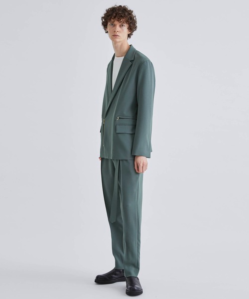 CULLNI（クルニ）の「STUDIOUS別注 ZIP JKT CHARCOAL（テーラードジャケット・メンズ・ダークグレー・1/2）」の17枚目の写真