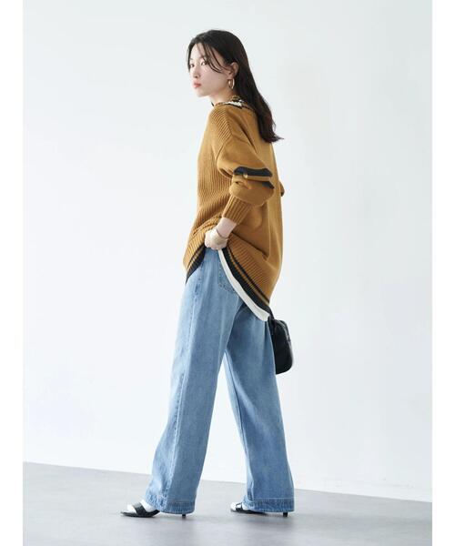 earth music&ecology（アースミュージックアンドエコロジー）の「ラウンドヘムロンT（Tシャツ/カットソー・レディース・オフホワイト・FREE）」の16枚目の写真