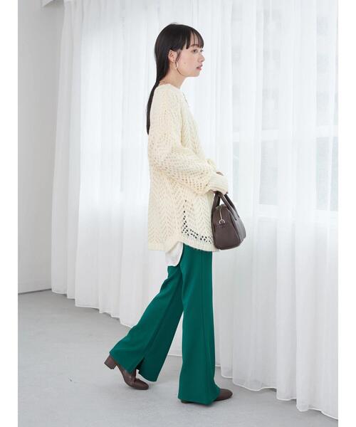 earth music&ecology（アースミュージックアンドエコロジー）の「ラウンドヘムロンT（Tシャツ/カットソー・レディース・オフホワイト・FREE）」の14枚目の写真