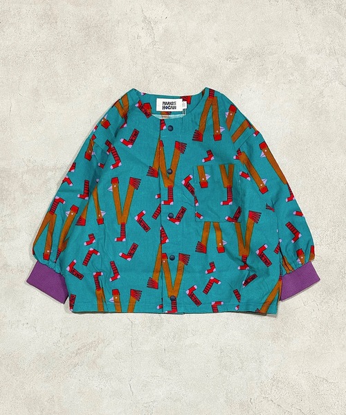 HOGAN RANCH WEAR（ホーガンランチウエア）の「コールテンクルーネックシャツ（90～130cm）（シャツ/ブラウス・キッズ・ブラック/エメラルド・90/100/110/120/130）」の2枚目の写真