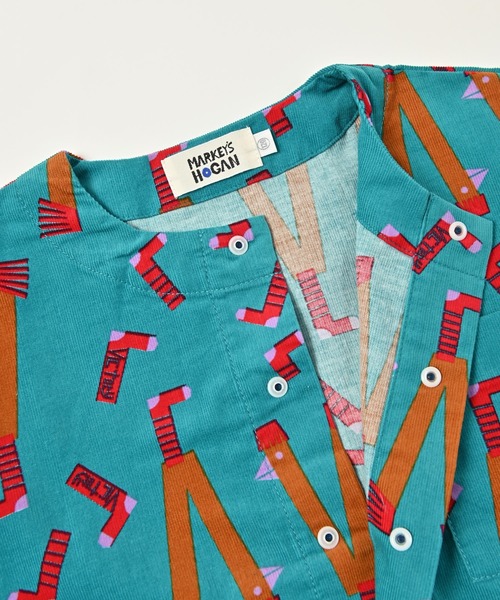 HOGAN RANCH WEAR（ホーガンランチウエア）の「コールテンクルーネックシャツ（90～130cm）（シャツ/ブラウス・キッズ・ブラック/エメラルド・90/100/110/120/130）」の6枚目の写真