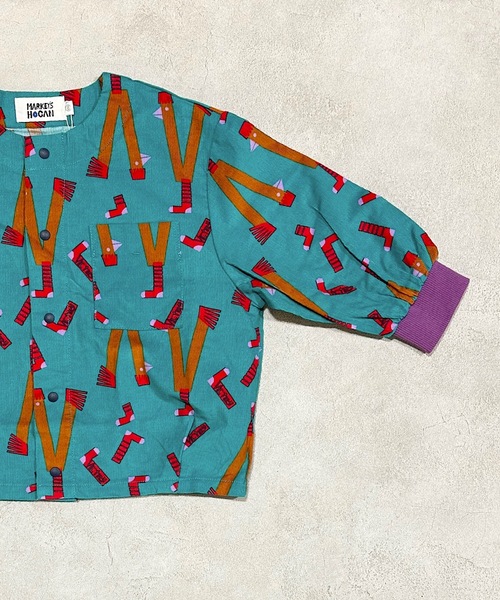 HOGAN RANCH WEAR（ホーガンランチウエア）の「コールテンクルーネックシャツ（90～130cm）（シャツ/ブラウス・キッズ・ブラック/エメラルド・90/100/110/120/130）」の15枚目の写真