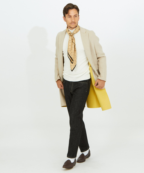 DESIGNWORKS（デザインワークス）の「【定番人気】カシミヤタッチ タートルネックニット（ニット/セーター・メンズ・ブラック/グリーン/アイボリー/ライトベージュ・46/48/50）」の11枚目の写真
